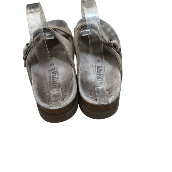 Mephisto Helen Leather Classic Slip On Sandals Size 38 US 8 - Picture 4 of 6